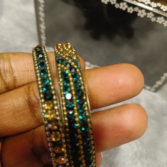 2  Handmade Bangles from India - Picture 4 of 10